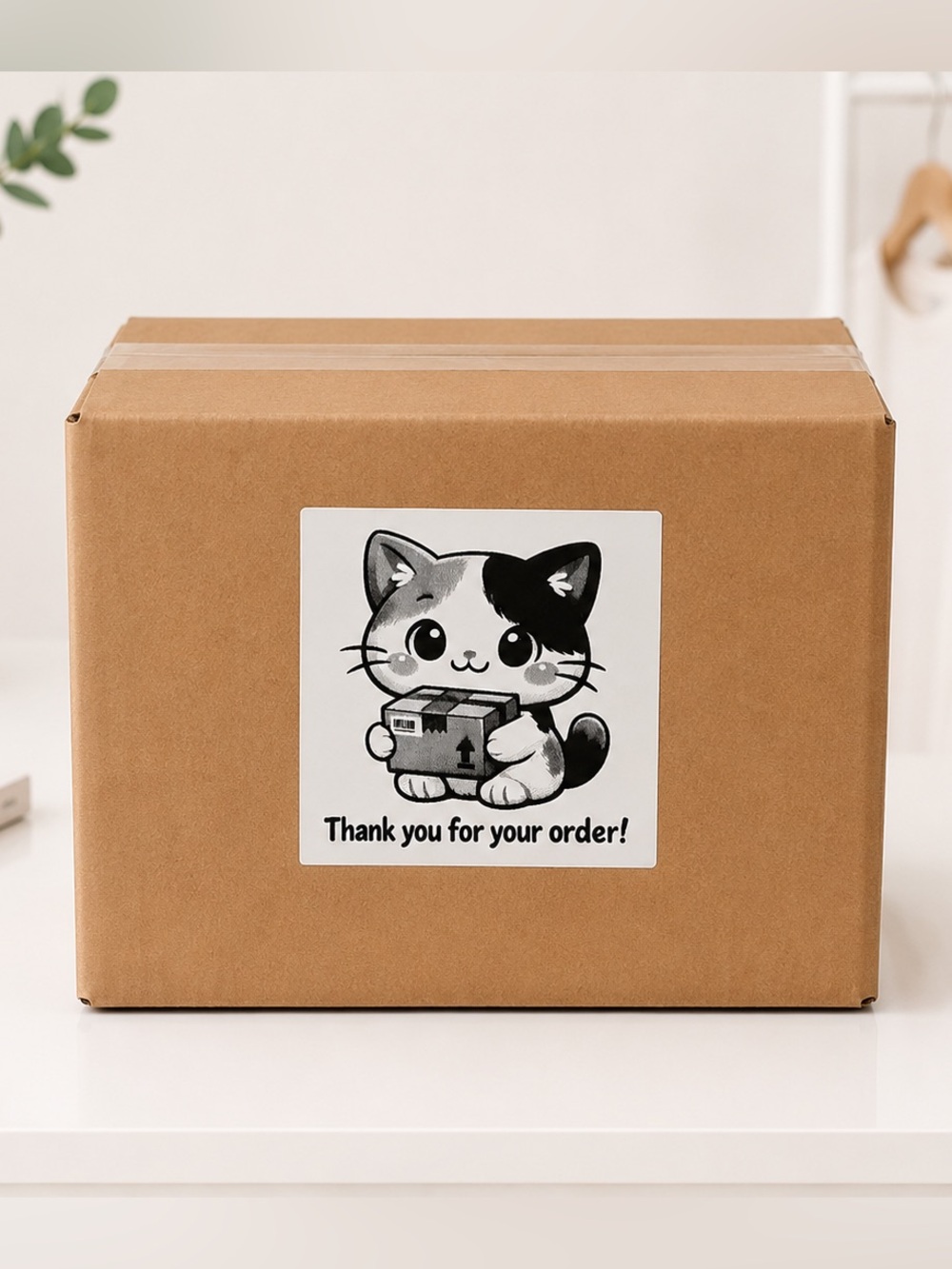 Kitten Thank You Stickers 3”x3”-100ct. New